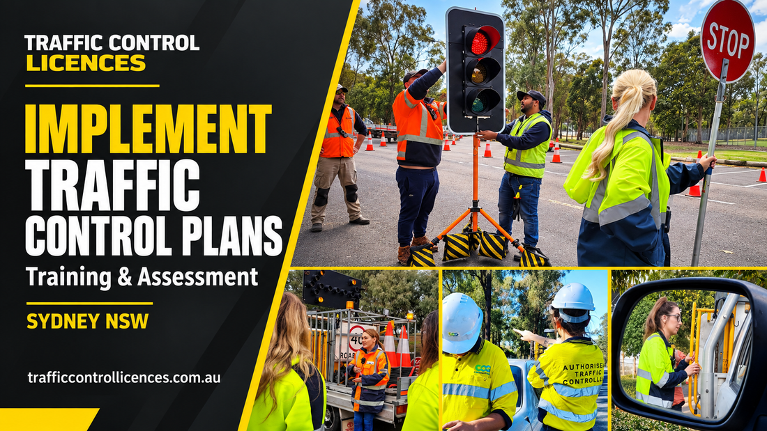 Implement Traffic Control Plans in Sydney NSW: Training & Accreditation